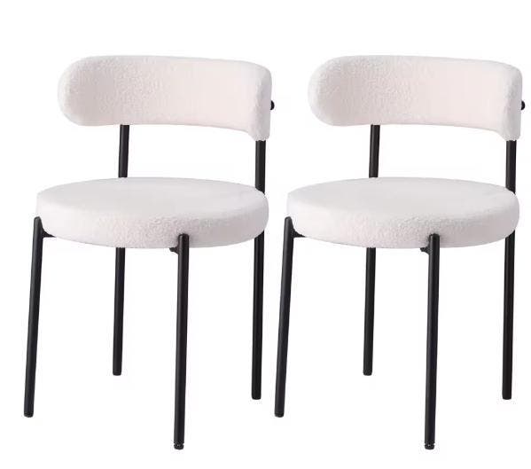 2 Teddy Eetkamerstoelen – Scandinavisch &amp; Ergonomisch, Huis en Inrichting, Stoelen, Nieuw, Verzenden