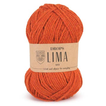 DROPS Lima Mix - 0707 roest - Wol Garen, Ophalen of Verzenden, Nieuw