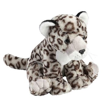 Sneeuw Luipaard knuffel - pluche - 30 cm - spotted, Verzenden, Nieuw