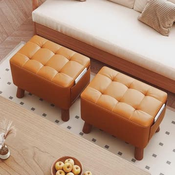 Stijlvolle Voetenbank met Opbergvak - Comfort voor Woonkamer, Huis en Inrichting, Verzenden, Nieuw