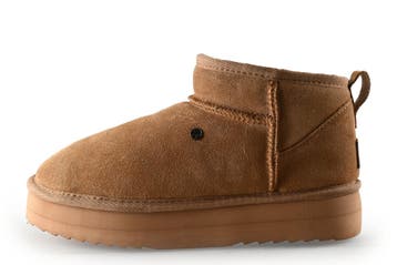 Warmbat Pantoffels in maat 40 Bruin, Bruin, Verzenden, Zo goed als nieuw, Pantoffels of Sloffen