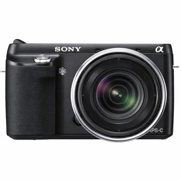 Sony Alpha NEX-F3 Systeemcamera + 16-50mm Lens - Zwart, Verzenden, Zo goed als nieuw