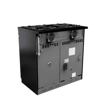 Belling 90DFT Gas Fornuis 90 cm - Zwart RVS, Witgoed en Apparatuur, Fornuizen, Ophalen of Verzenden, Nieuw