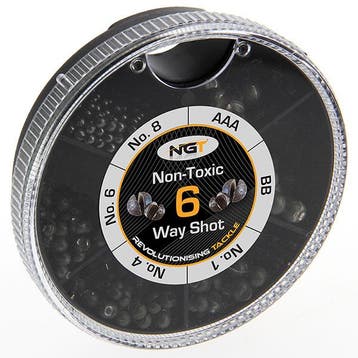 NGT 6 Way Non Toxic Shot, Verzenden, Nieuw, Dobber of Lood