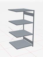 Schulte legbordstelling multiplus250 - h2000 x b1000 x d1000, Doe-het-zelf en Verbouw, Ophalen of Verzenden, Gebruikt