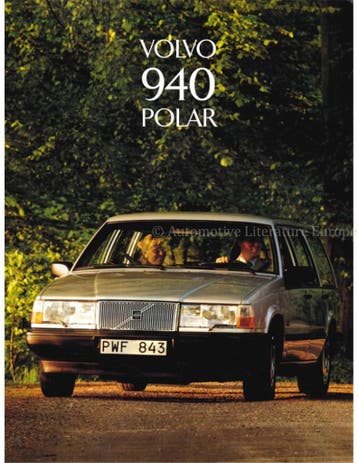 1995 VOLVO 940 POLAR BROCHURE NEDERLANDS, Boeken, Nieuw, Volvo, Author
