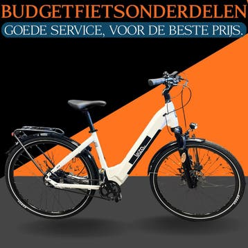 Elektrische stadsfiets met belt en schijfremmen, Verzenden, Nieuw, Budgetfietsonderdelen.nl