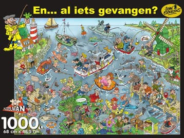 John Erkelens - En? Al Iets Gevangen? Puzzel (1000 stukjes), Verzenden, Nieuw