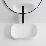 SALE - Balvi 36 - Glans wit - Waskom -  -  - Keramiek -, Ophalen of Verzenden, Nieuw