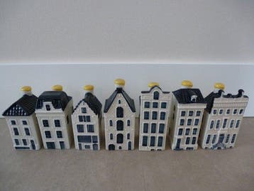 KLM-huisje - Zeven KLM/Bols huisjes (gevuld)