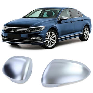Spiegelkappen VW Passat Limo Variant B8 3G Mat Aluminium, Ophalen of Verzenden, Nieuw