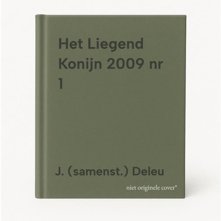 Het Liegend Konijn 2009 nr 1 - J. (samenst.) Deleu, Boeken, Literatuur, Zo goed als nieuw, Verzenden