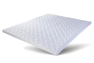 Talalay topper de luxe - 8 cm - 180/200cm, Nieuw, Tweepersoons, Wit, Overige typen