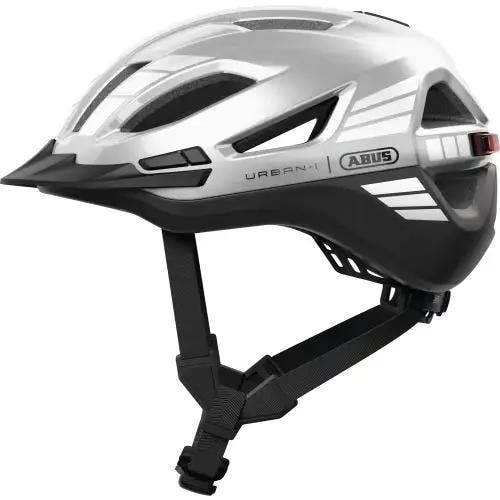 ABUS Abus helm Urban-I 4.0 ACE signal silver S 51-55cm, Fietsen en Brommers, Fietsaccessoires | Fietskleding, Nieuw, Ophalen of Verzenden