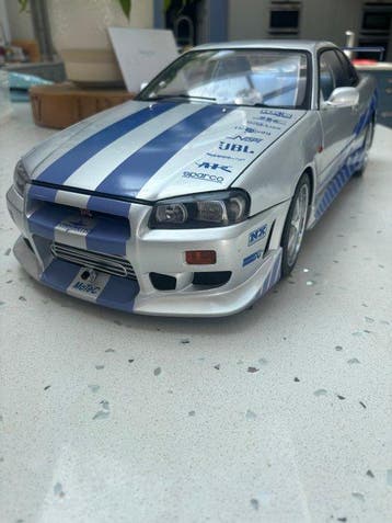 Deagostini 1:8 - Modelauto - Nissan Skyline GT-R R34, Nieuw