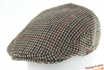 flatcap Platte pet Hawkins tweed groen-bruin maten XS t/m XL, Kleding | Heren, Hoeden en Petten, Ophalen of Verzenden, Nieuw, Pet