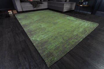 Elegant katoenen vloerkleed POP ART 240x160cm smaragdgroen, Ophalen of Verzenden, Nieuw