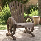vidaXL Tuinstoelen 2 st Adirondack massief vurenhout, Verzenden, Nieuw, Hout, Tuinset