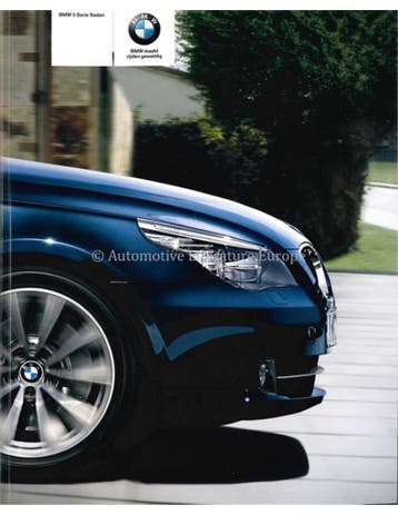 2009 BMW 5 SERIE SEDAN BROCHURE NEDERLANDS, Nieuw, BMW, Author