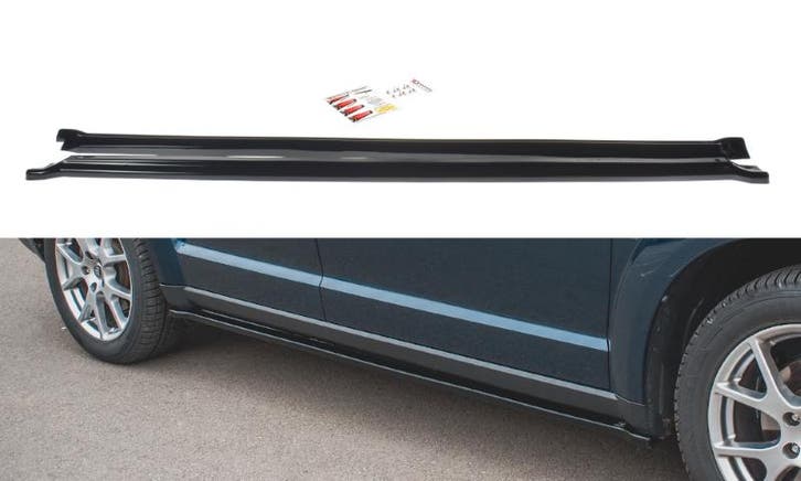 Zijskirts Diffusers Fiat Freemont Glanzend Zwart, Auto-onderdelen, Carrosserie en Plaatwerk, Ophalen of Verzenden