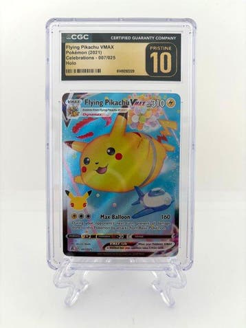 Pokémon - 1 Graded card - Flying Pikachu Vmax - Celebrations, Nieuw