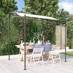 vidaXL Luifel 2x2,3 m 180 g/m² stof en staal crèmekleurig, Verzenden, Nieuw