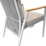 Rosetta dining tuinstoel verstelbaar aluminium latte zand, Tuin en Terras, Tuinstoelen, Ophalen of Verzenden, Nieuw, Aluminium