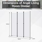 2dekans | Angel Living Kamerscherm - 3 Panelen - 168 x 165, Ophalen of Verzenden, Zo goed als nieuw