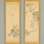 Collaboration work - Java Sparrow, Spring Wisteria Flowers