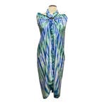 Sarong / pareo - Strandkleding wikkelrok - Groene tie dye, Kleding | Dames, Badmode en Zwemkleding, Ophalen of Verzenden, Nieuw