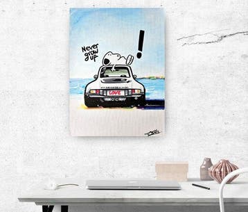 Baes Gerald (1975) - Porsche 911 Snoopy Pop Art