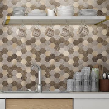 Zelfklevende Mozaïek Tegel - Afimera Mix Hexagon -, Ophalen of Verzenden, Nieuw