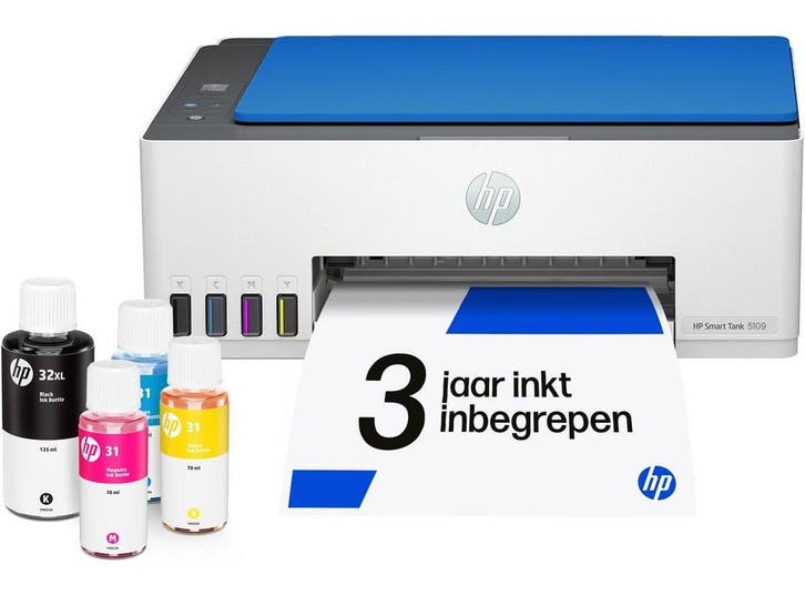 HP Smart Tank 5109 - All-in-One Inkttankprinter - Draadloos, Computers en Software, Printers, Nieuw, Verzenden