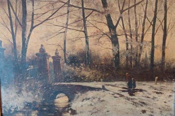 Johan Hendrik Doeleman (1848-1913) - Winter in park