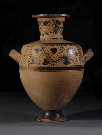 Oud-Griekenland, Keramiek Hadra Hydria van Alexandrië met
