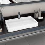 vidaXL Wastafel 80x46x11 cm mineraal gegoten/marmer gegoten, Verzenden, Nieuw