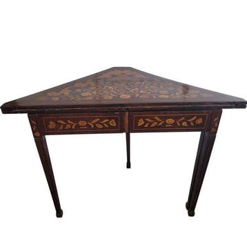 Speeltafel - Mahonie, Polychroom hout