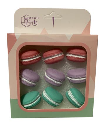 Set van 9 leuke punaises in een doosje (model: macarons), Ophalen of Verzenden, Nieuw