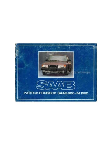 1982 SAAB 900 INSTRUCTIEBOEKJE ZWEEDS, Auto diversen, Handleidingen en Instructieboekjes