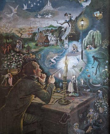 Europese school (XX) - Christian Andersens fairy tales, Antiek en Kunst