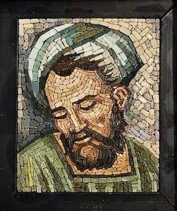 Mozaïek - Silvio Secchi - 1970-1980 - San Giuseppe - 25 x 25, Antiek en Kunst