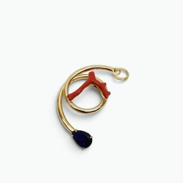 Koraal - Brons - Hanger - Italiaans handwerk