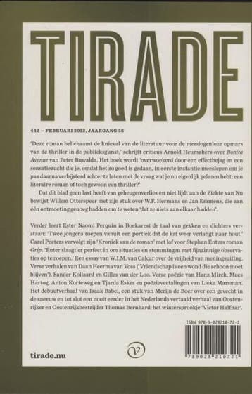 Tirade 442 9789028210721, Verzenden, Zo goed als nieuw