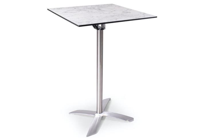 Statafel Helsinki | 70x70cm | opklapbaar, Tuin en Terras, Tuintafels, Nieuw, Kunststof, Vierkant, Ophalen of Verzenden