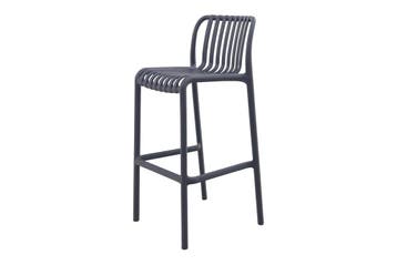 Stripe barstoel antraciet, Verzenden, Nieuw, Overige materialen