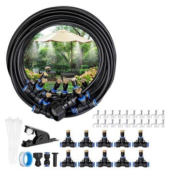 Tuin sproeierset - 10 metalen sproeiers - 10 meter - DIY, Ophalen of Verzenden, Nieuw, Overige typen