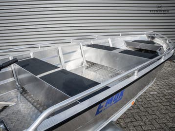 EMOK B400+ 3,80 m aluminium visboot | gratis vaarklaar, Ophalen of Verzenden, Nieuw, Aluminium