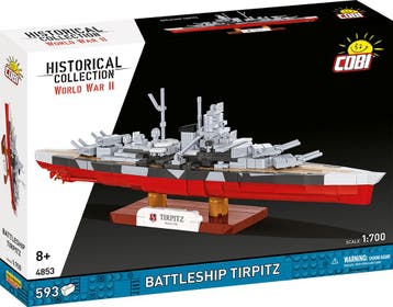 COBI 4853 Battleship Tirpitz (Leger bouwsets, Modelbouwsets), Verzenden, Nieuw