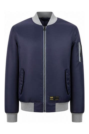 Vans Jas in maat S Blauw, Kleding | Heren, Jassen | Winter, Verzenden, Zo goed als nieuw, Blauw, Vans