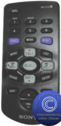 Afstandsbediening Sony rm-x118 cdx-ca700, Ophalen of Verzenden, Nieuw, Origineel